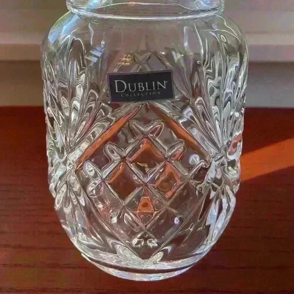 - Godlinger Cut Crystal Bedside Cup & Carafe Dublin Pattern. Great ❤️ Gift - Picture 2 of 6